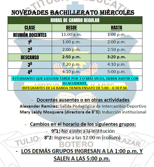 NOVEDADES